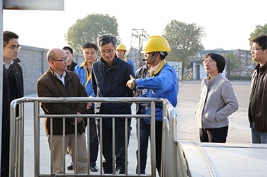on december 8, 2016, zhang bo, then director of the water environment management department of the ministry of environmental protection, came to the company to investigate the water environment management work